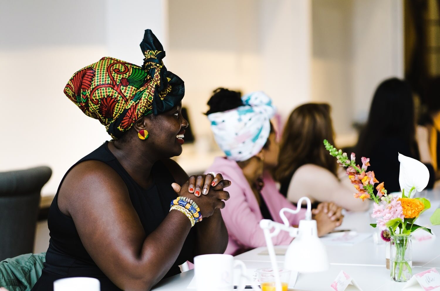 African Woman Smiling